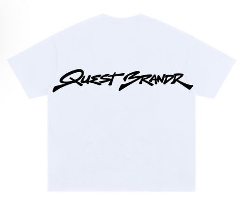 QuestBrandd White Cotton T-Shirt