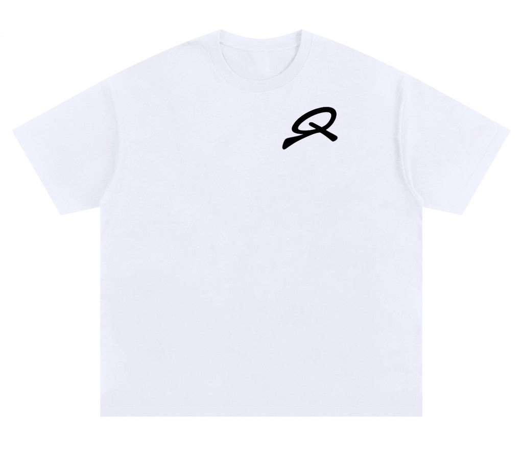 QuestBrandd White Cotton T-Shirt
